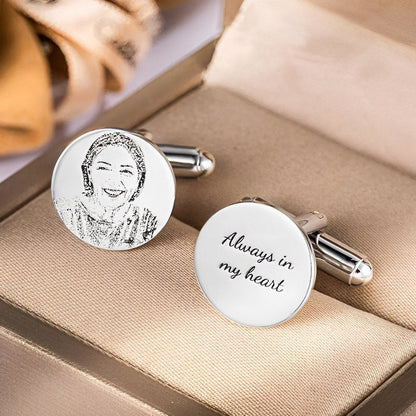 Custom Cufflinks for Men with Photo