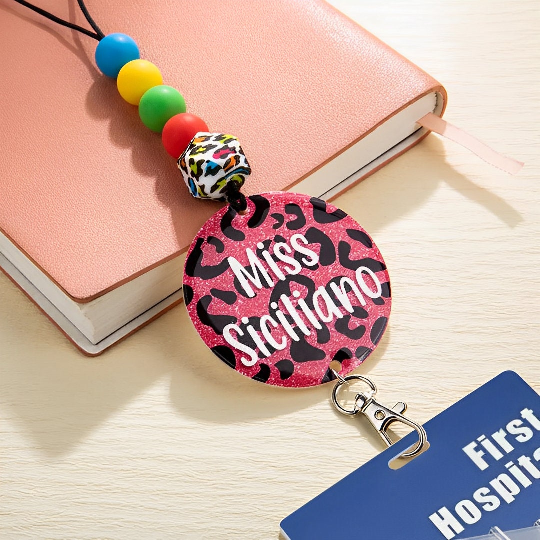 Custom Animal Print Lanyard