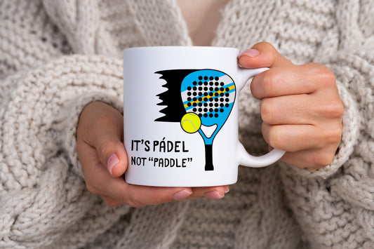 It's Pádel Not Paddle - Pádel Player Sassy Mug