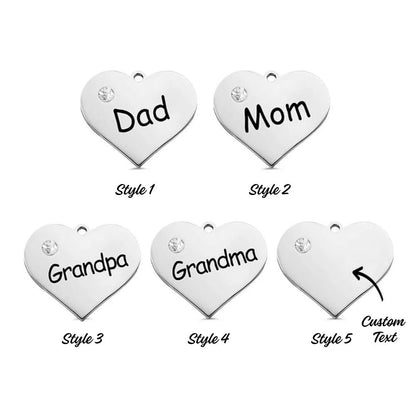 Customized Photo Charm for Bridal Bouquet