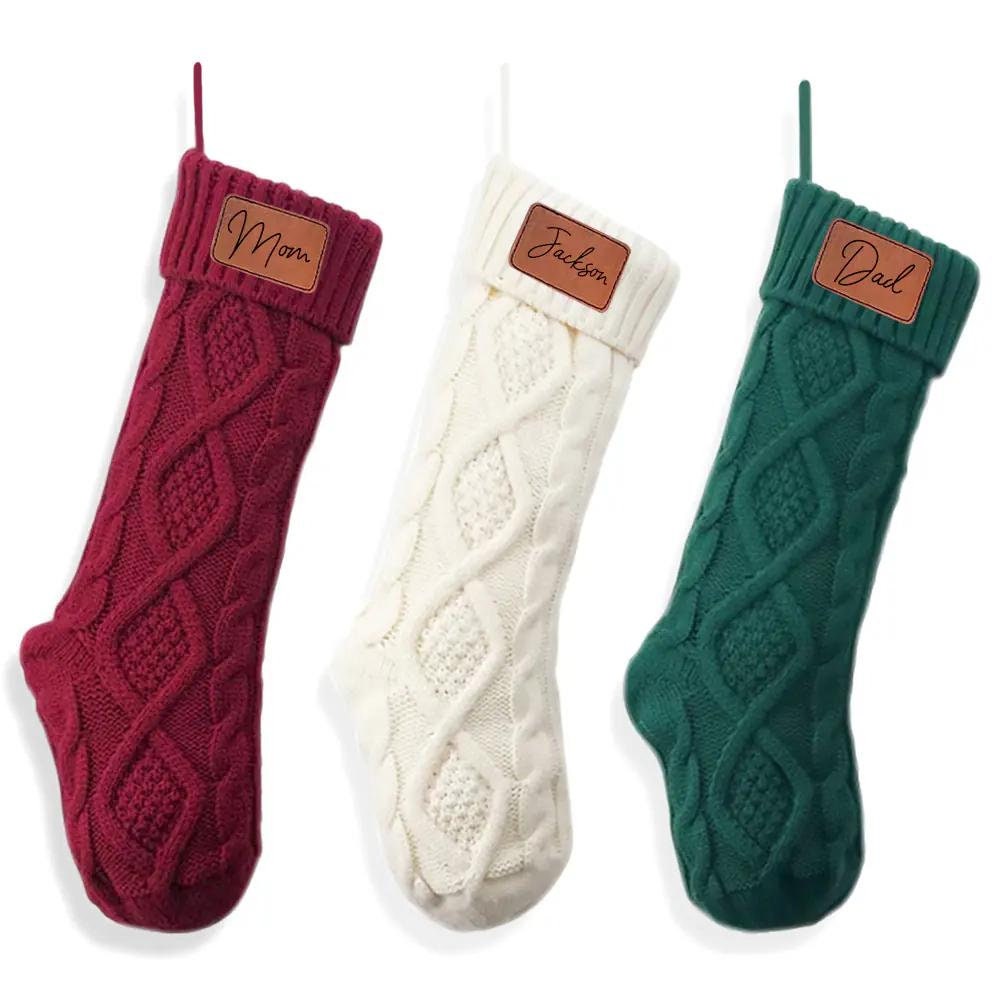 Personalized Family Name Christmas Stockings