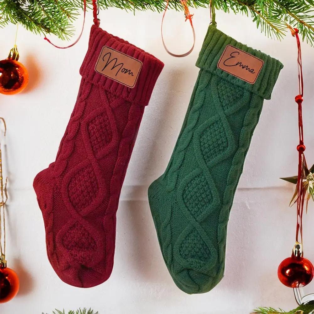 Personalized Family Name Christmas Stockings