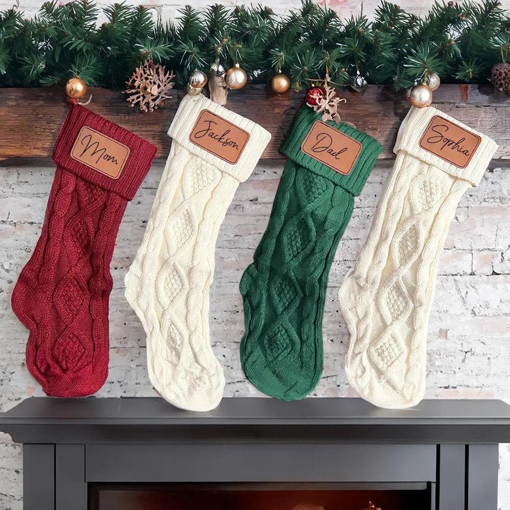 Personalized Family Name Christmas Stockings