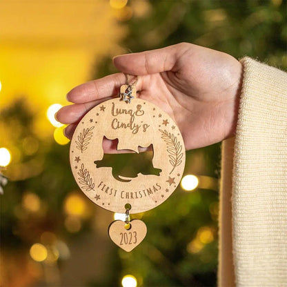 Custom Cat Silhouette Ornament