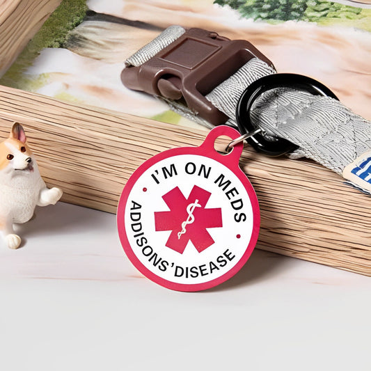Custom Medical Alert Pet Collar Tag