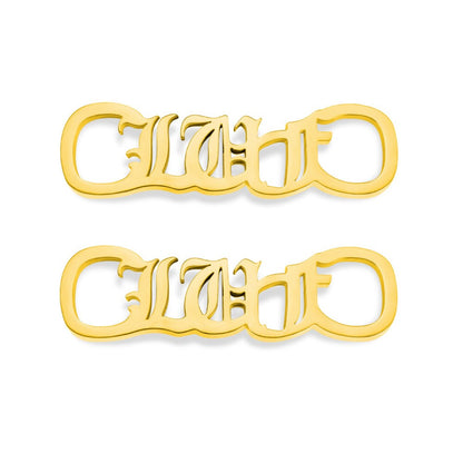 Personalized Stainless Steel Shoelaces Buckle