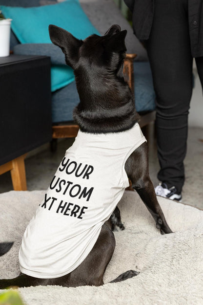 Customizable Text Dog T-Shirt