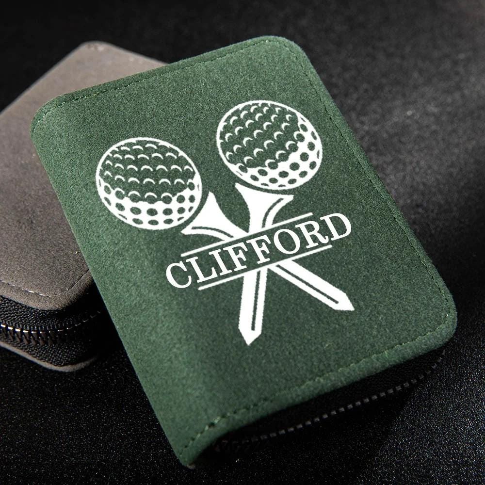 Personalized Name Men's Golf Wallet