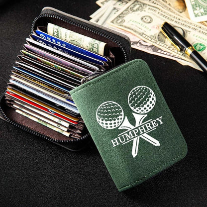 Personalized Name Men's Golf Wallet