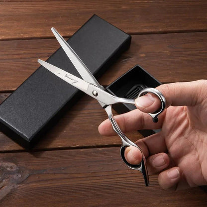 Personalized Name Barber Scissors + Comb Set
