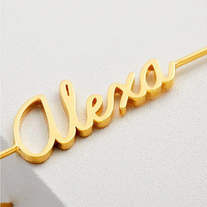 Custom Name Ear Wrap Crawler Hook Earrings