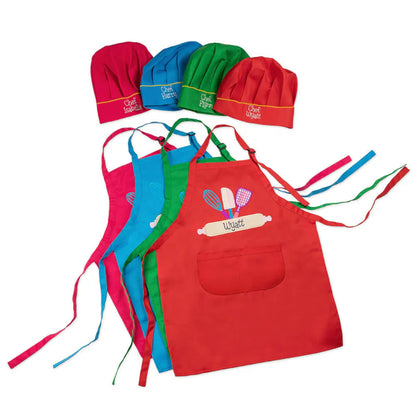 Personalized Kid's Apron with Toque Chef Hat