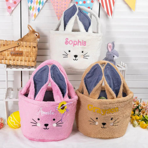 Personalized Easter Bunny Basket
