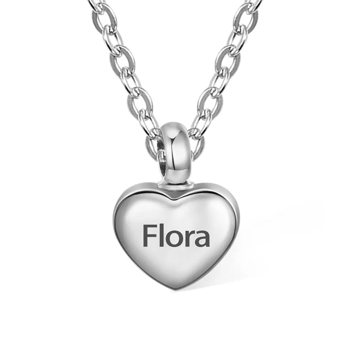 Personalized Tiny Heart Urn Necklace