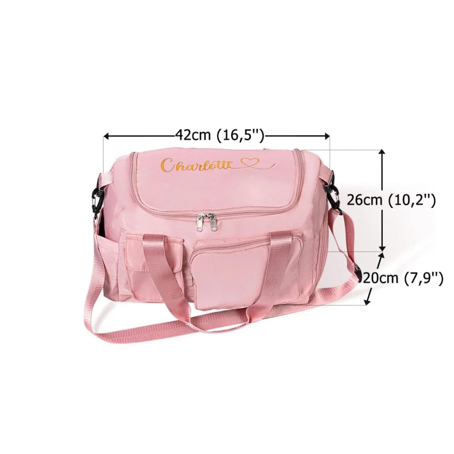 Personalized Name Waterproof Duffle Bag