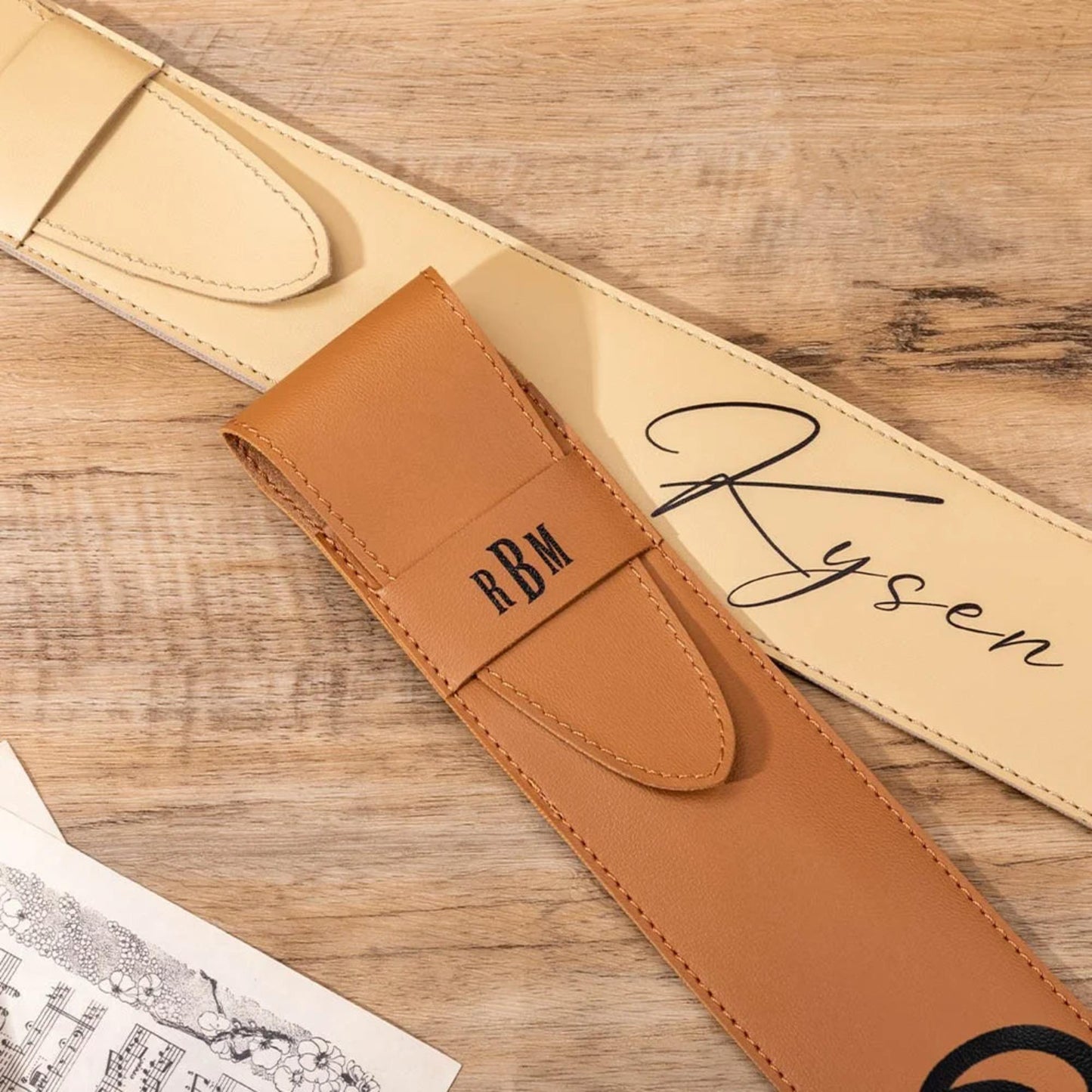 Personalized Leather Travel Drumstick Bag