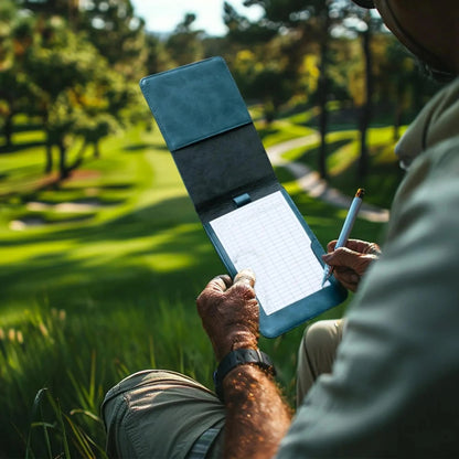Personalized PU Leather Golf Scorecard Holder