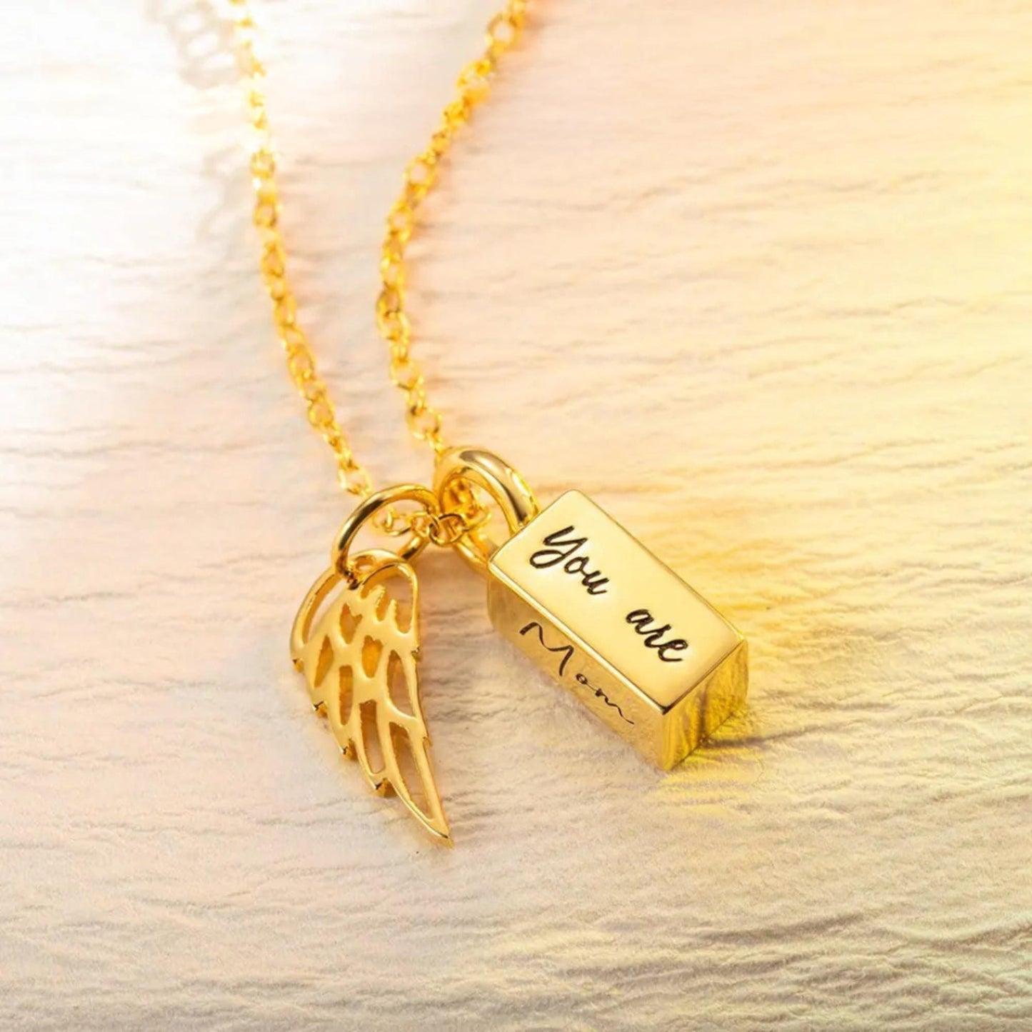 Personalized Tiny Urn Necklace for Pet Ashes