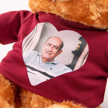Personalized Photo Plush Stuffed Memory Bear