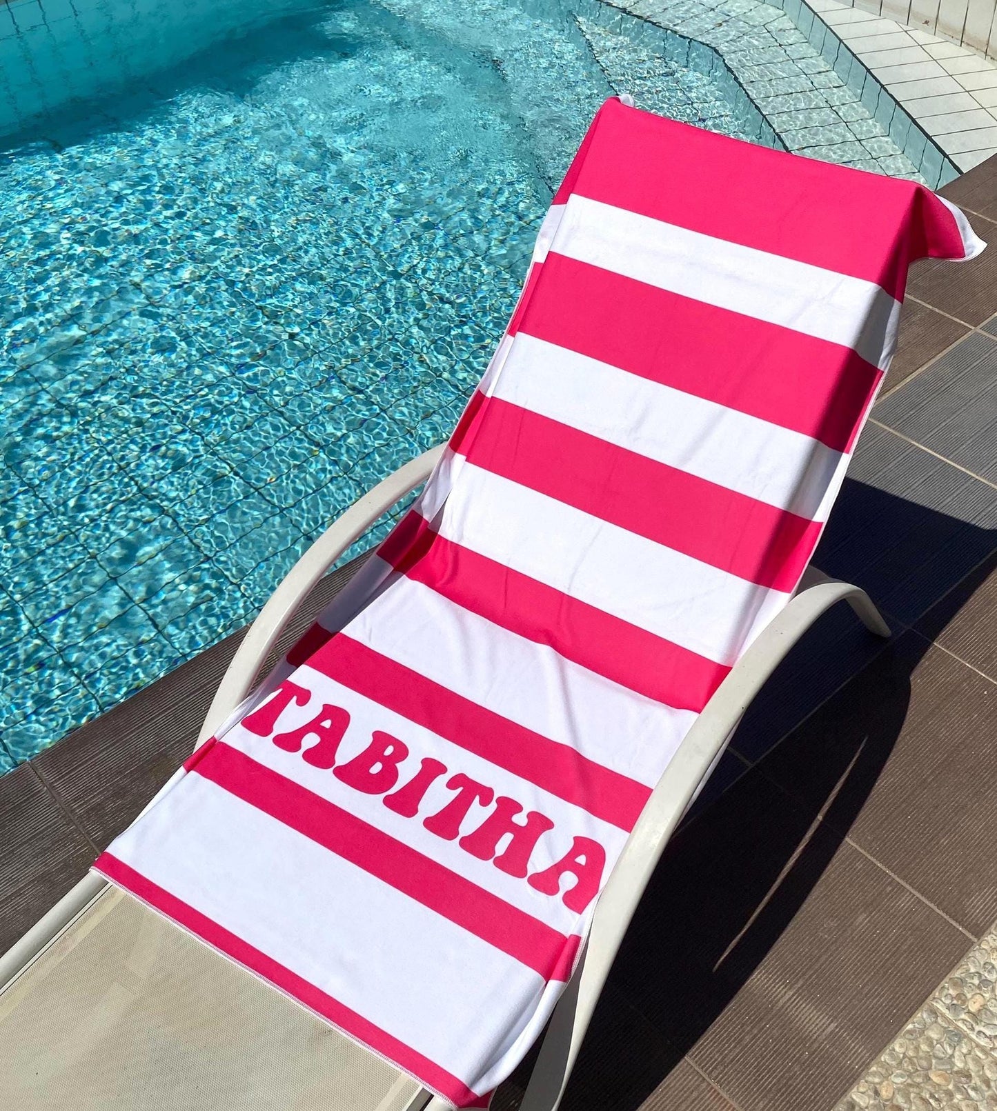 Custom Name Microfiber Beach Towel
