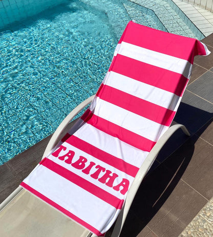 Custom Name Microfiber Beach Towel