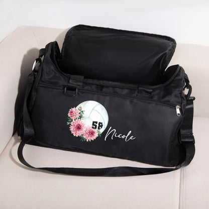 Custom Name Volleyball Duffle Bag