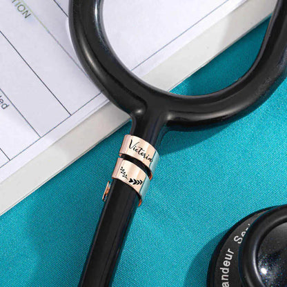 Custom Patterns Stethoscope Name Tag