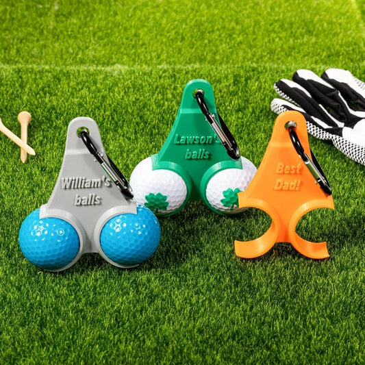 Personalized 3D Printed Golf Ball & Tees Holder