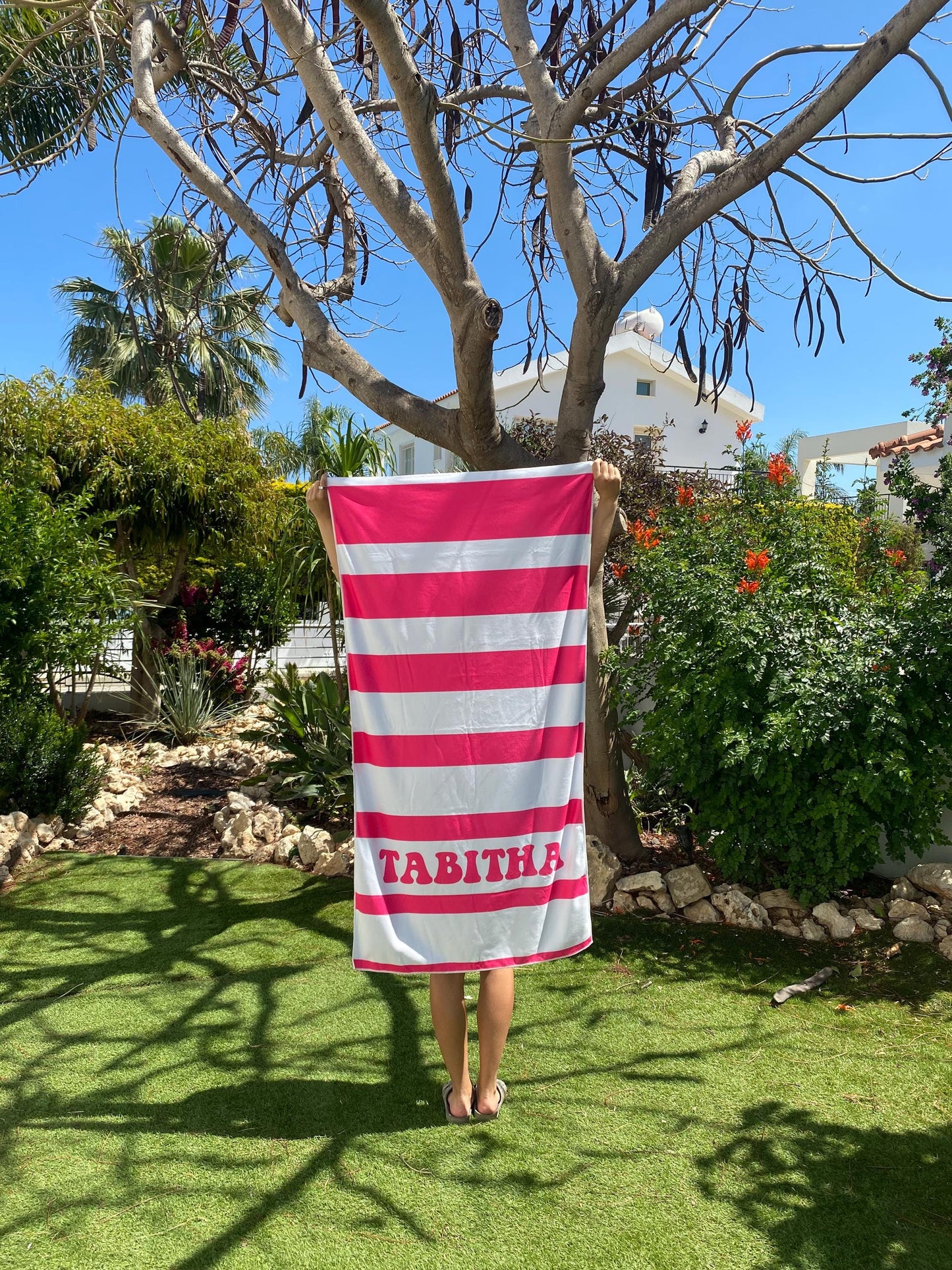 Custom Name Microfiber Beach Towel