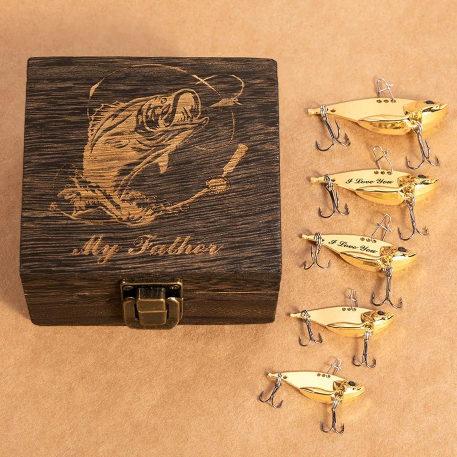 fish love them lures Bionic Fish Shape Metal Fishing Lures Set – Bella Olivia Gifts