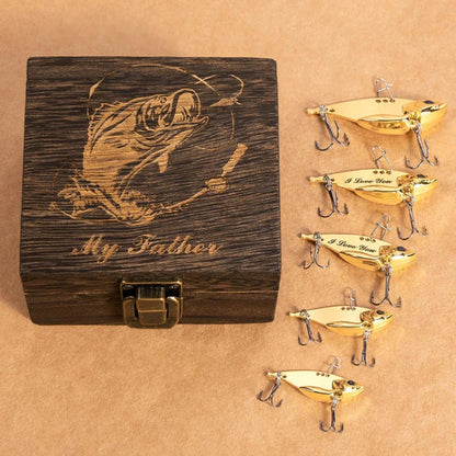 Bionic Fish Shape Metal Fishing Lures Set