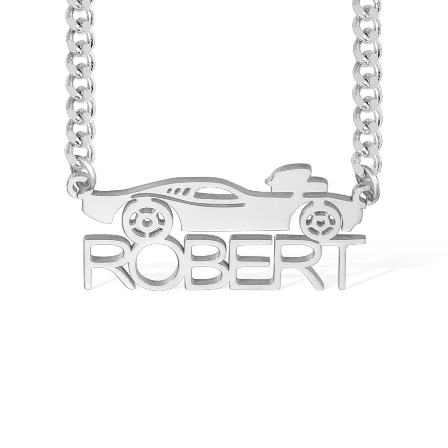 Personalized Car Necklace with Custom Name