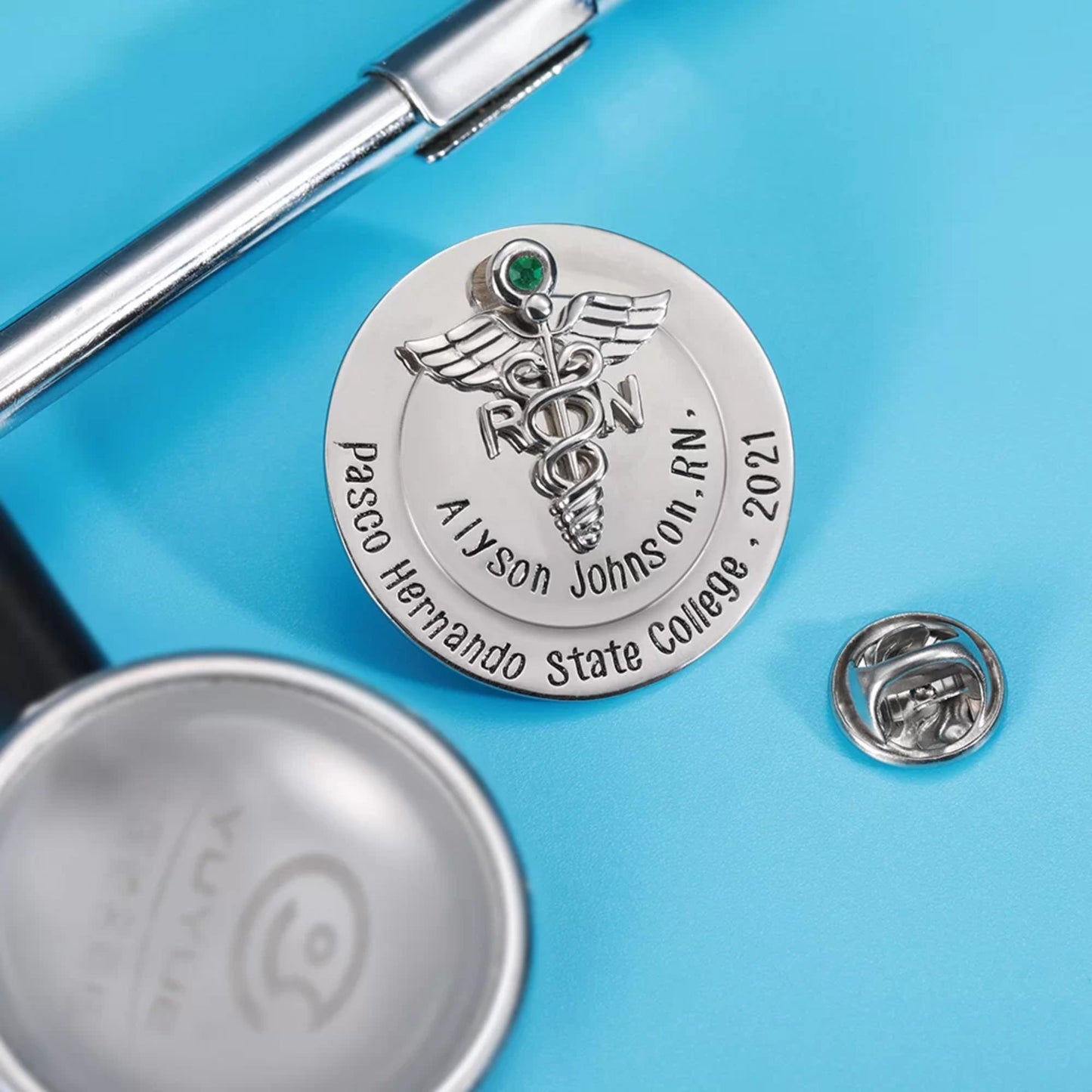 Personalized Nursing Pin