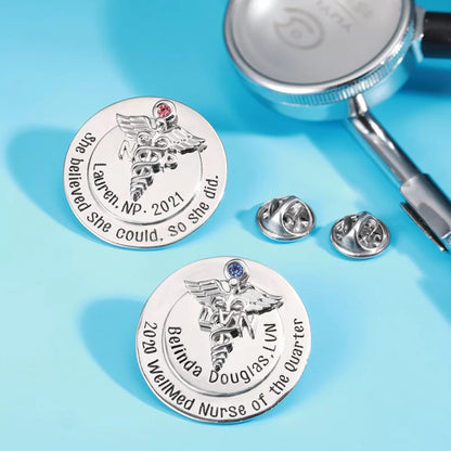 Personalized Nursing Pin