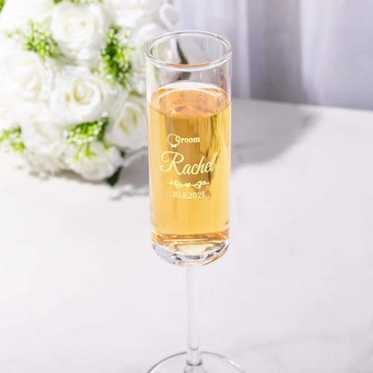 Personalized Champagne Flutes Set of 2