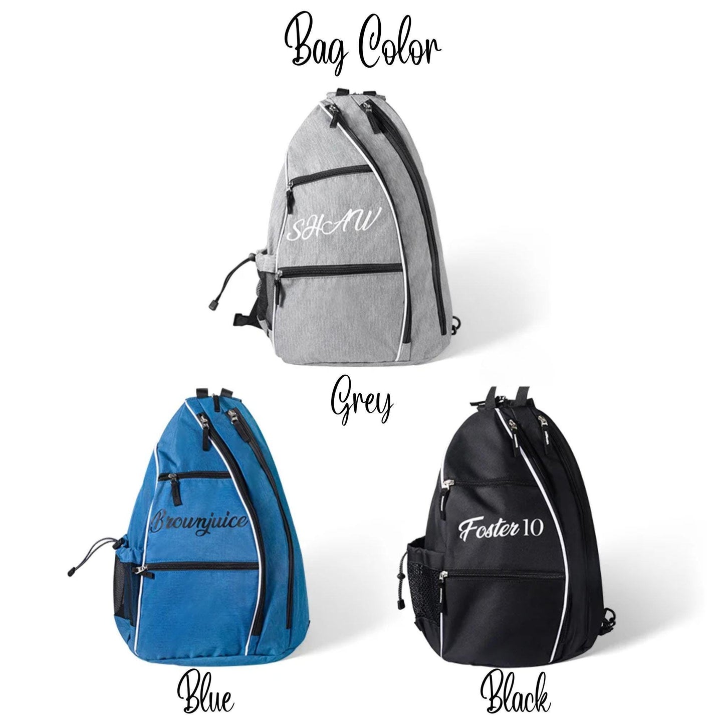Personalized Name Pickleball Backpack