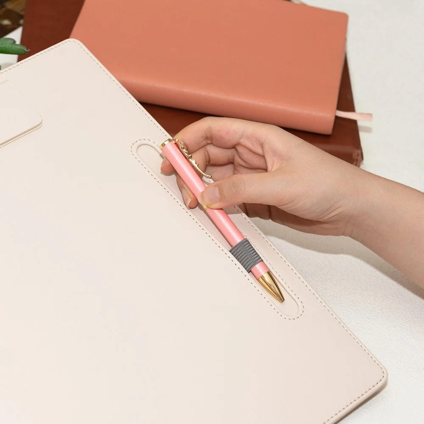 Personalized Monogram Name Clipboard with Pen Loop