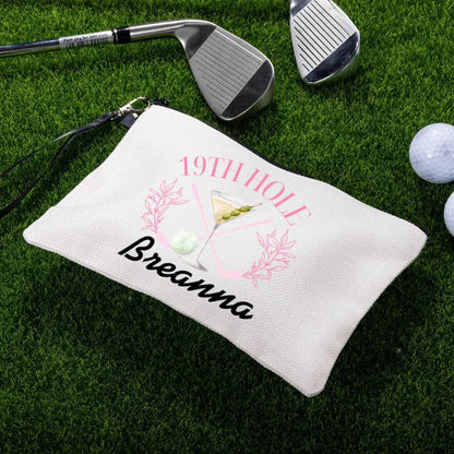 Personalized Golf Girly Cosmetic Bag