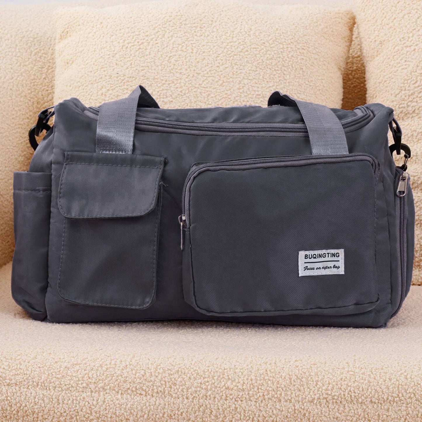 Personalized Chenille Name Duffle Bag