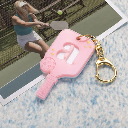 Personalized Pickleball Paddle Keychain