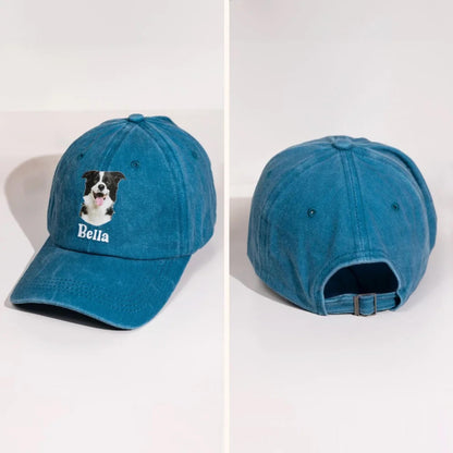 Cute Custom Cat & Dog Portrait Summer Cap
