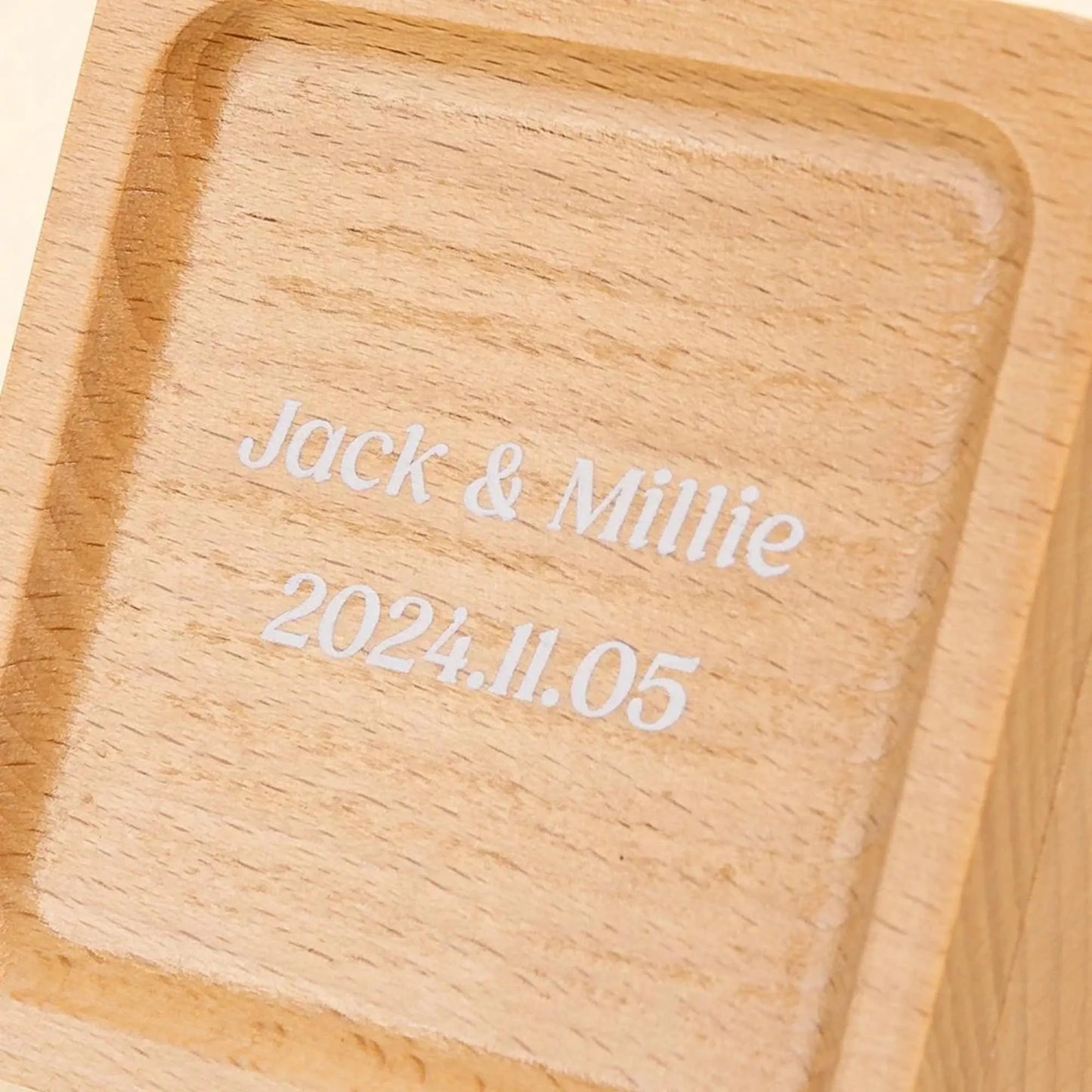 Wooden Pull Out Photo Album Memory Box