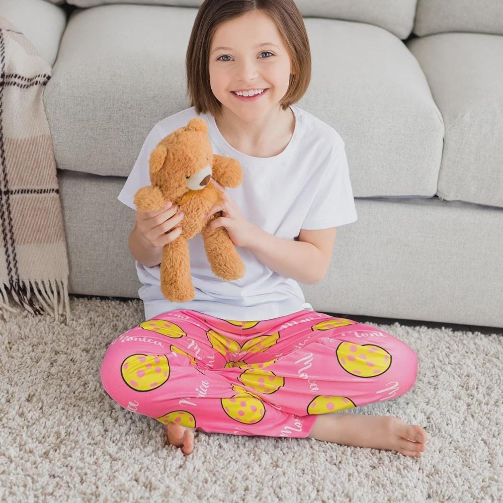 Custom Kids Name & Number Sports Pajama Pants