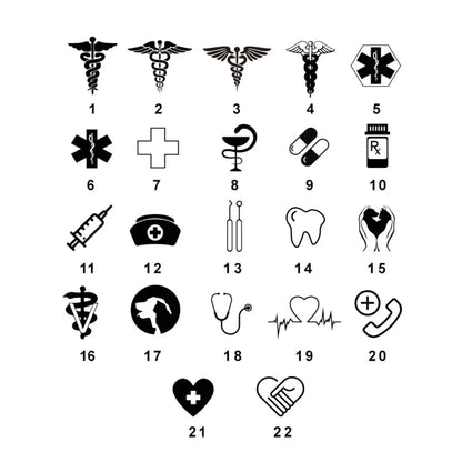 Custom Engraved Medical Alert ID Bangle Bracelet