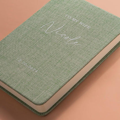 Custom Set of 2 Wedding Vow Books His and Hers