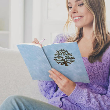 Personalized Leather Family Tree Bible Journal