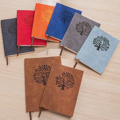 Personalized Leather Family Tree Bible Journal