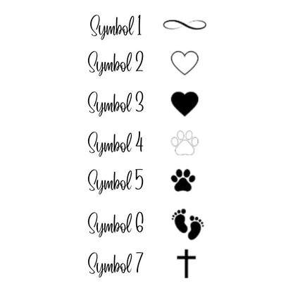 Personalized Rose Flower Urn Necklace with Engraved Text