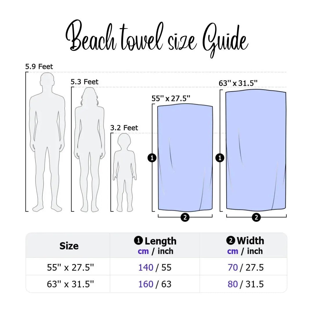 Personalized Cousin Crew Beach Towel Quick Dry Multicolor