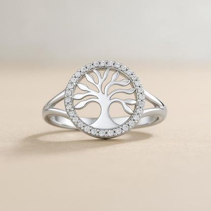 Custom Family Tree of Life Ring with Custom Inner Engraving